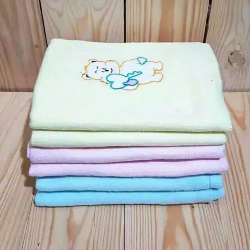 HANDUK BAYI LEMBUT UKURAN 60x110 IVORY HALUS - HANDUK MANDI ANAK