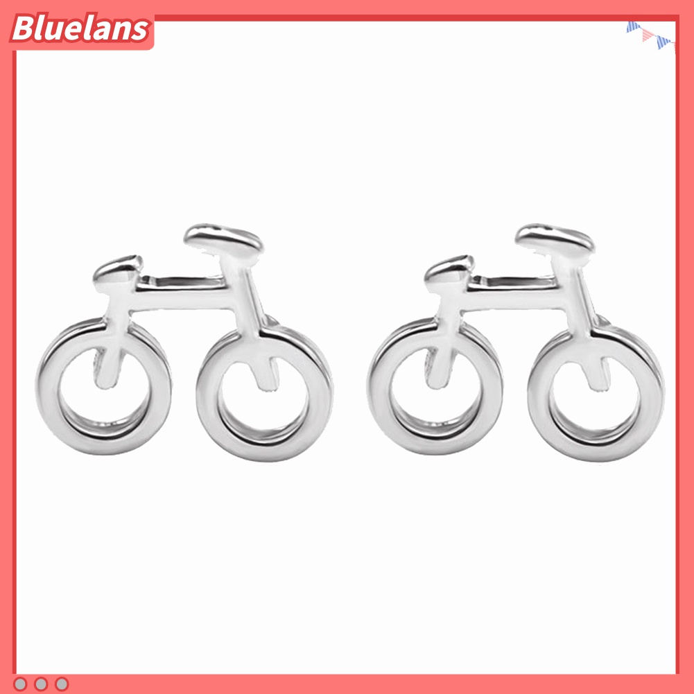 Bluelans Anting Tusuk Desain Sepeda Mini Lucu Untuk Wanita