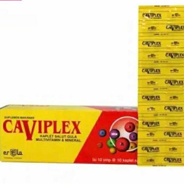 caviplex kemasan LEMBAR isi 10 tab