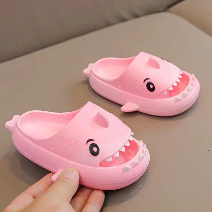 PROMO 12.12 PUNCAK Okaybaby B198 Sandal BABY SHARK Anak Laki laki Perempuan Bahan Bagus Model Lucu Import Termurah Kekinian Sendal Casual