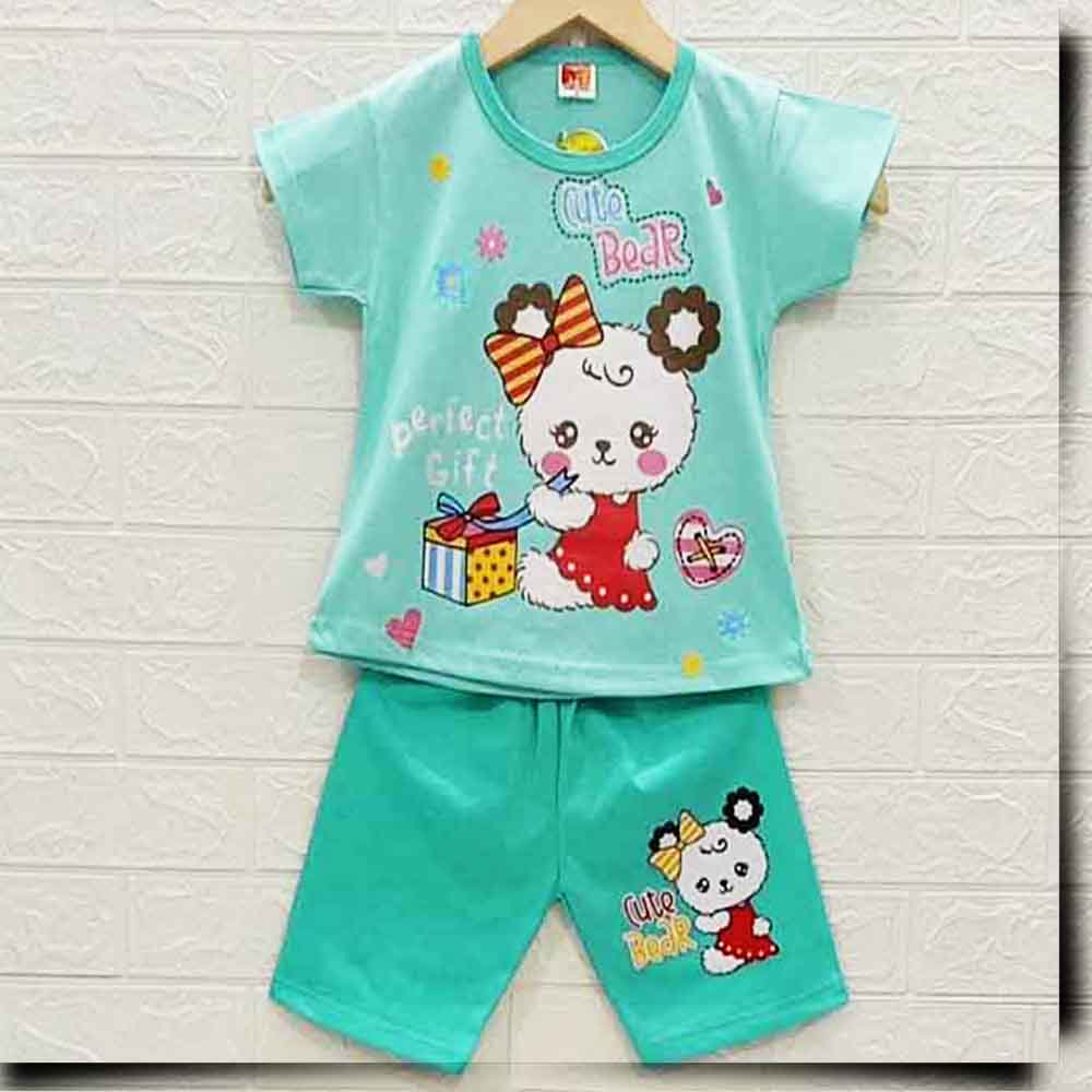 MKids88 - Baju Setelan HP KAOS Anak Perempuan Cute Bear