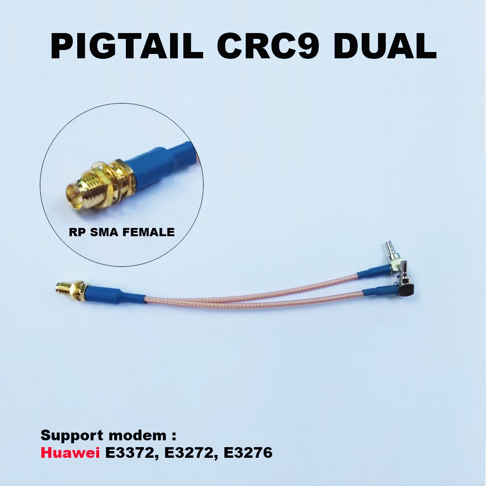 pigtail dual crc9 pigtail modem huawei e3372 e3276 e3372