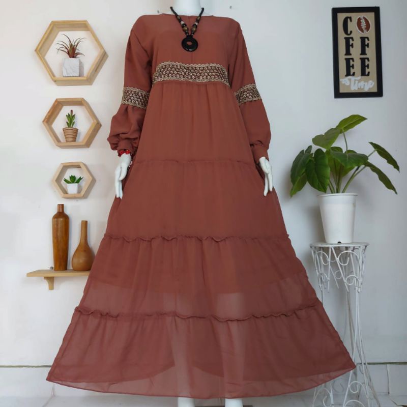 GAMIS CERUTY BABYDOLL RENDA TERBARU OOTD WANITA KEKINIAN