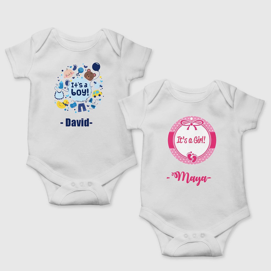 Jumper Baby newborn bayi custom name nama bebas