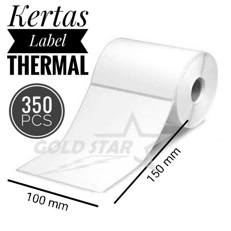 

Kertas Label Thermal Paper Sticker Label Barcode Kertas Resi Tempel