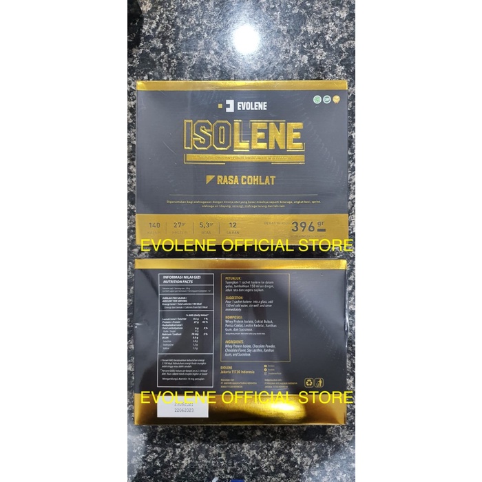 

ISOLENE WHEY ISOLATE PROTEIN EVOLENE 396 GR SUSU FITNESS GYM 12 SACHET - Coklat Suplemen Otot Hydro Whey Isolate Gold Pro Whey Whey Protein Suplemen Pembentuk Otot Perut Capsul B4Z2N8W6Y3 Supelmen Gym Tubuh Protein Penambah Berat Badan Bpom Tanpa Olahraga