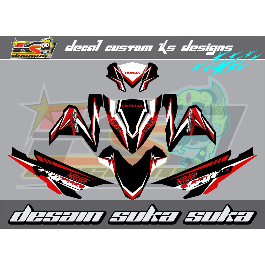 stiker decal vario 125-150 esp -40