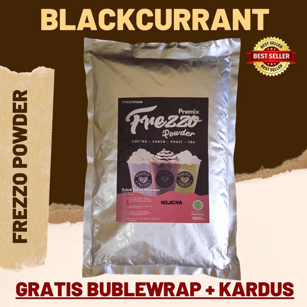 1 KG FREZZO POWDER RASA BLACKCURRANT | BUBUK MINUMAN RASA | POWDER DRINK | BOBA BROWN SUGAR |