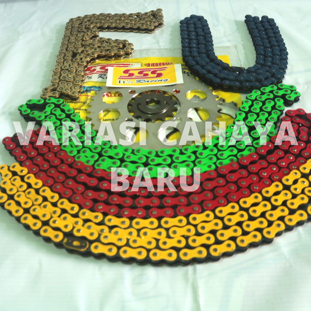 Gir Set SSS /Gear Set SSS Rantai 415 Satria FU 150. Satria FU Facelift, Satria Fu Injeksi