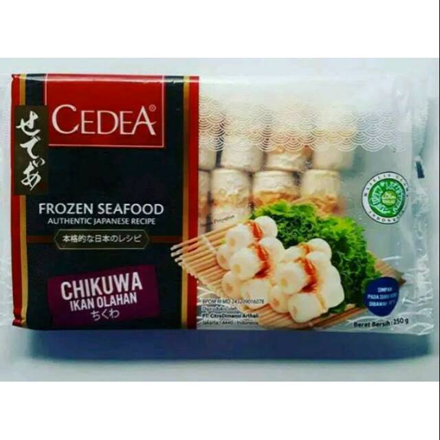 

Cedea chikuwa tray 250gr