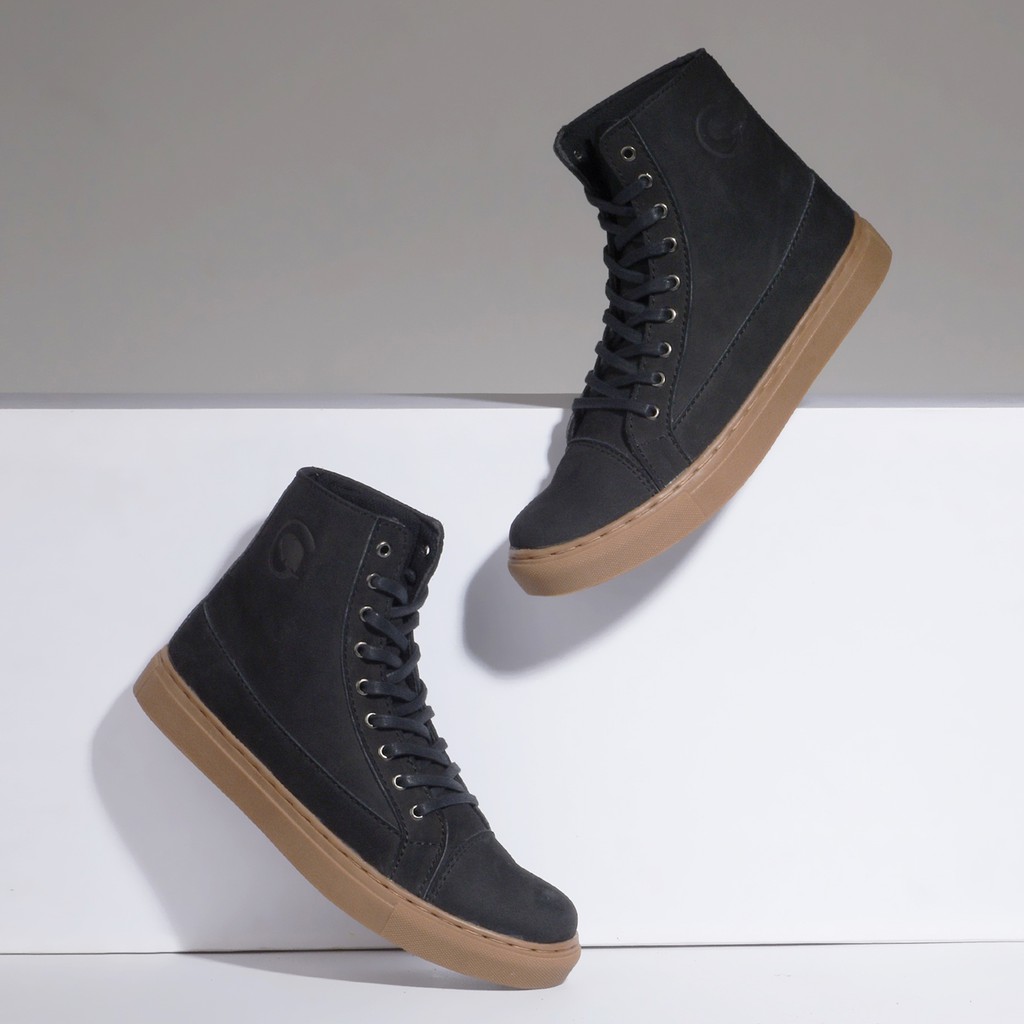 VALDEMAR BLACK (KULIT ASLI) |ManNeedMe x Greata| Sepatu Boots Pria ORI