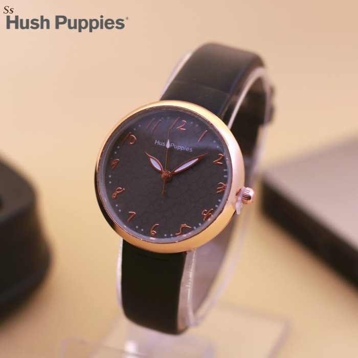 jam tangan HUSH PUPPIES ROSE GOLD TALI KULIT