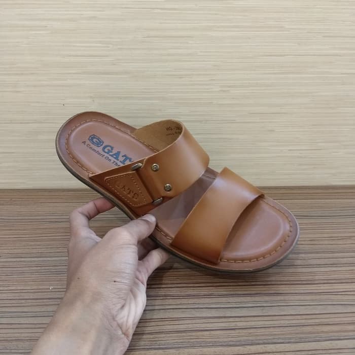 Sandal Pria Bahan Kulit Asli Original GATS HG.285 (39-43)