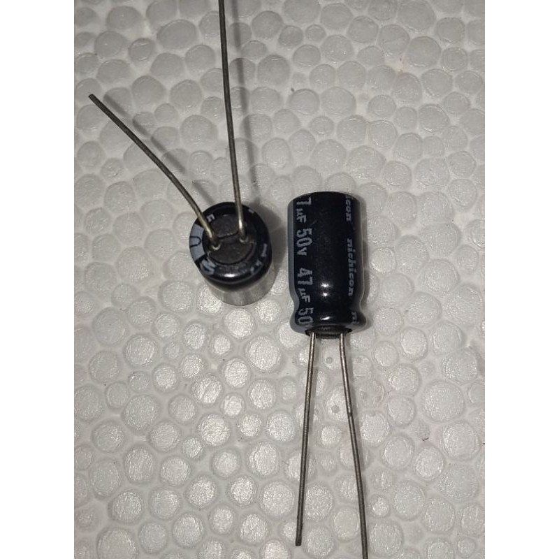 10pcs Elko elco 47uf 50v original nichicon