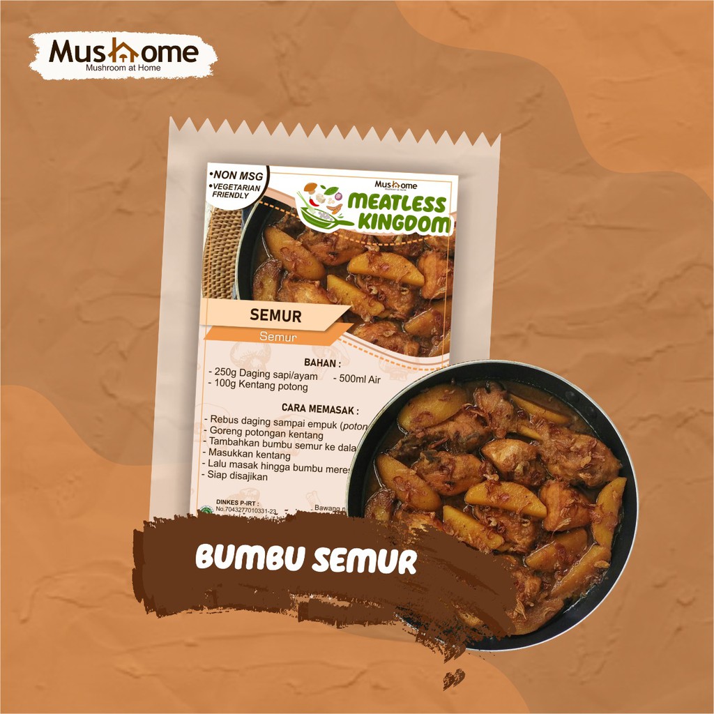 

Bumbu Semur Non MSG Meatless Kingdom