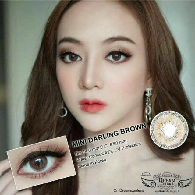 Softlens Natural aka Mini Darling 14mm by Dreamcolor lensa kontak