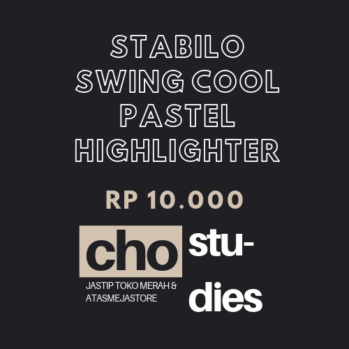 

Stabilo Swing Cool Pastel Highlighter