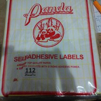 

STICKER LABEL POLOS PANDA sticker harga label harga label nama