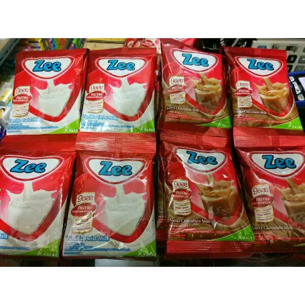 

Susu Zee sachet 40gr (10sachet) / Zee sachet renceng 10 bungkus / ZEE Sachet 10s × 40gr