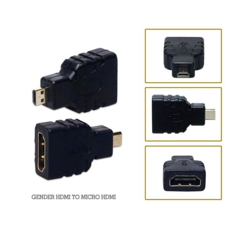 Konektor Micro HDMI To HDMI / Gender Micro HDMI To HDMI