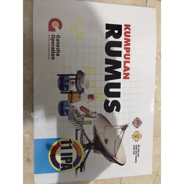 Preloved buku kumpulan rumus dan materi GO ganesha operation kelas 11 IPA