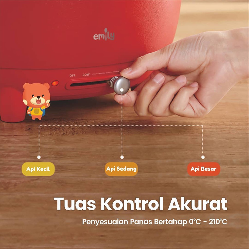 EMILY ELECTRIC HEAT PAN / EMILY / PERALATAN MASAK