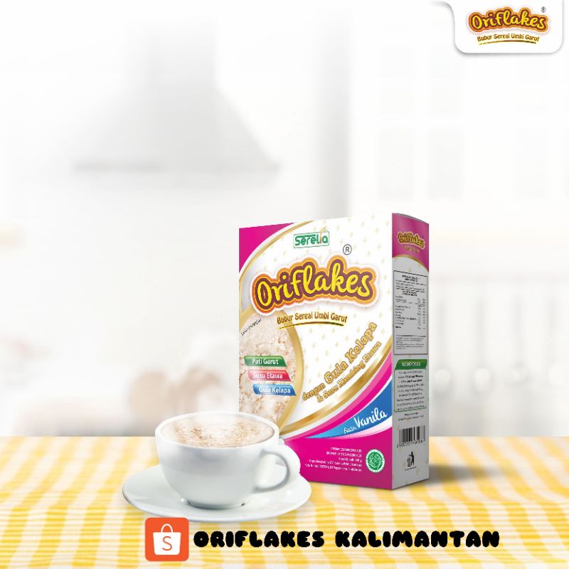 

ORIFLAKES SEREAL ASAM LAMBUNG MIX VANILLA & JAHE (ISI 5 BOX)