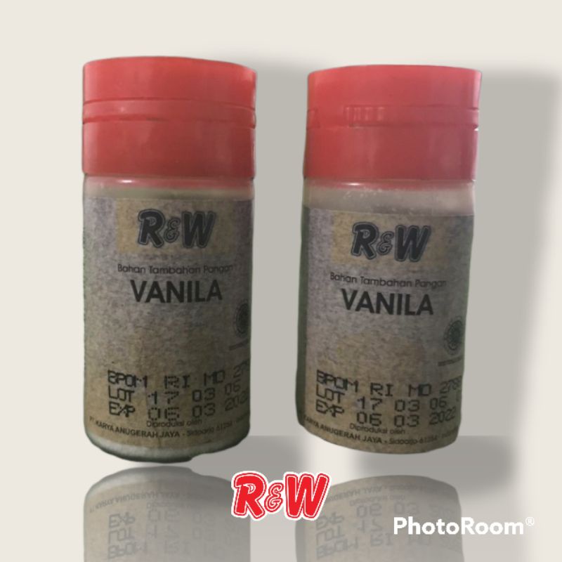 

Perisa Vanilla/Vanilli bubuk R&W (1 lusin)