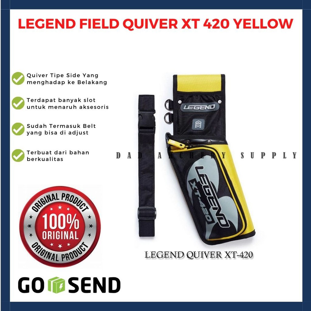 LEGEND FIELD QUIVER XT 420 - TAS ANAK PANAH LEGEND (BACK)