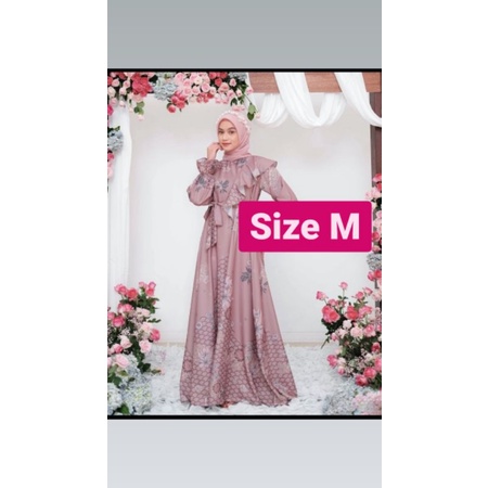 teratai dress vanilla hijab