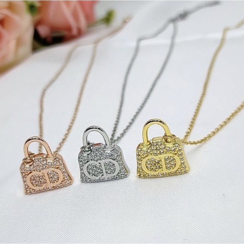 Kalung rantai titanium gembok CD