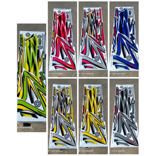 (COD) TERLARIS. STRIPING VIXION OLD VIXION LAMA Variasi  kuning hijau merah biru abu