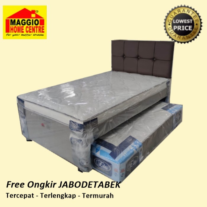 Kasur Anak - Kasur Elite - Kasur 2in1 - Maggio Plushtop - Elite Springbed