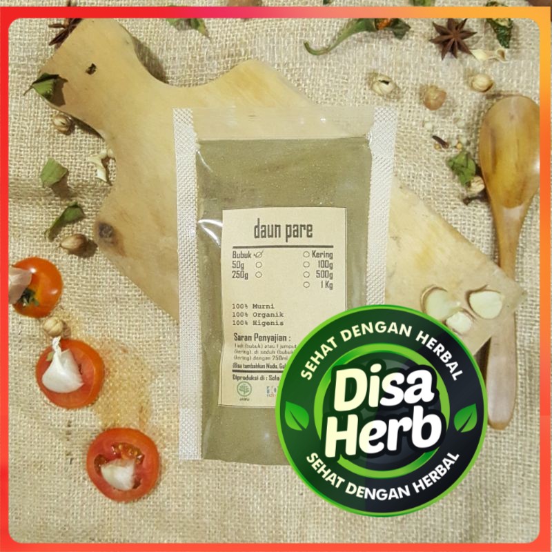 

DAUN PARE BUBUK 500 GRAM - Momordica Charantia - MURNI - JSR - REMPAH