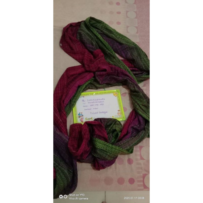 Rental only woven wrap lolly