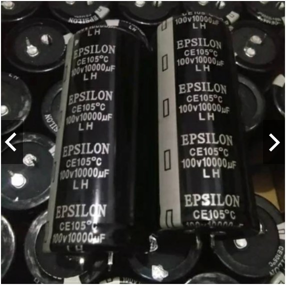 Elko Elco ORIGINAL EPSILON 10000uF 10000 uF 100V ORI kapasitor Capacitor ORI
