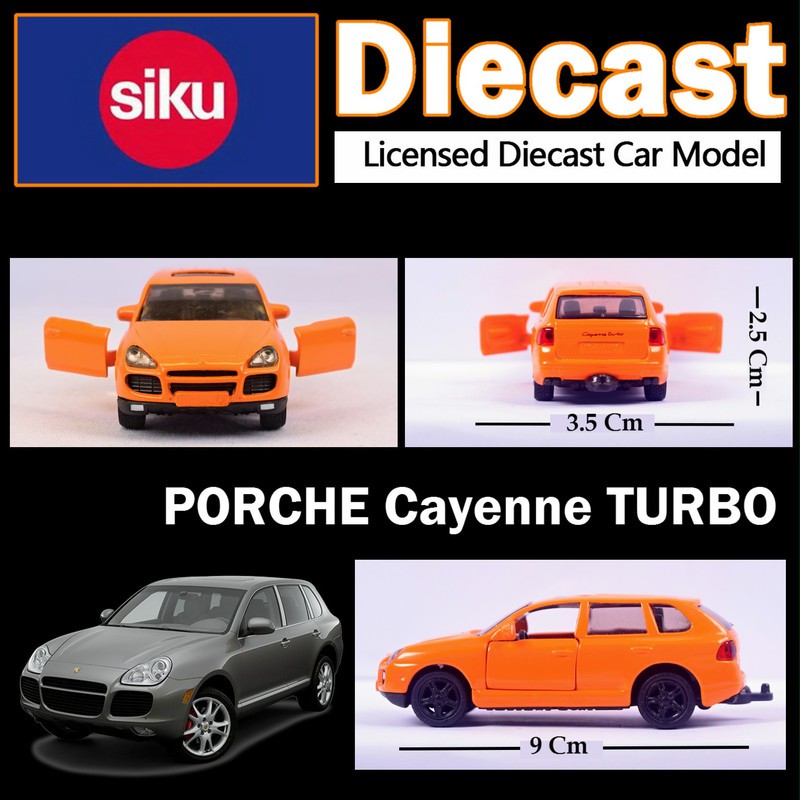 SIKU MAINAN MOBIL ANAK DIE CAST CAR PORCHE CAYENNE TURBO