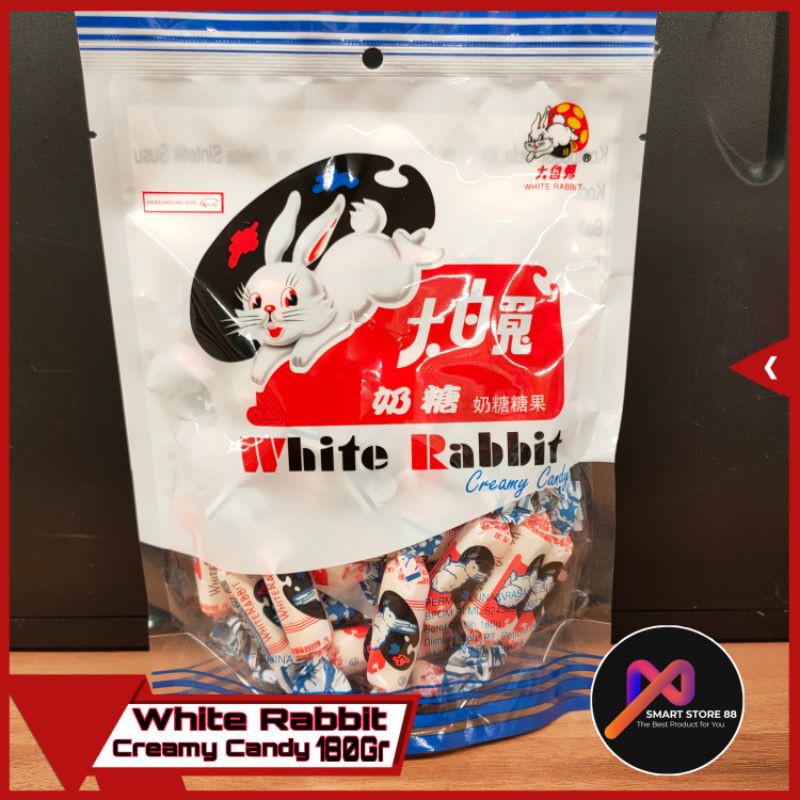 

WHITE RABBIT CANDY 180GR PERMEN SUSU WHITE RABBIT NON HALAL