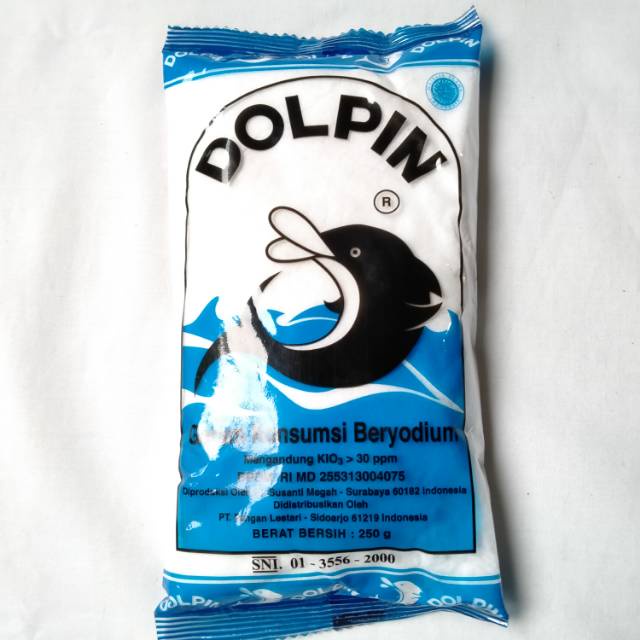 

Bahan pokok garam dolpin 250 gr - sayurbunda