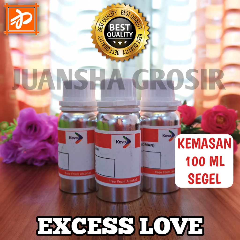 BIBIT PARFUM MURNI || EXIST LOVE - EXCESS PACORABANE || KEVA || 100 ML || SEGEL