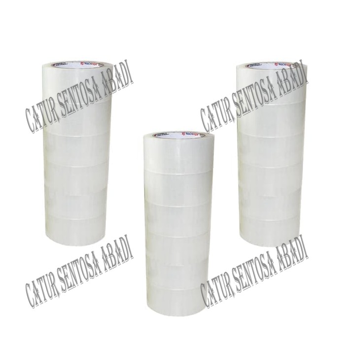 

Lakban SKL Tape Bening Dan Coklat 2Inch 48mm 90 yard Spek Daimaru 81m CSA