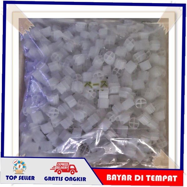 Kaldness Kaldnes K1 1Liter Pesu Alat Media Filter Aquarium Micro Aksesoris Batu Akuarium Mini MURAH