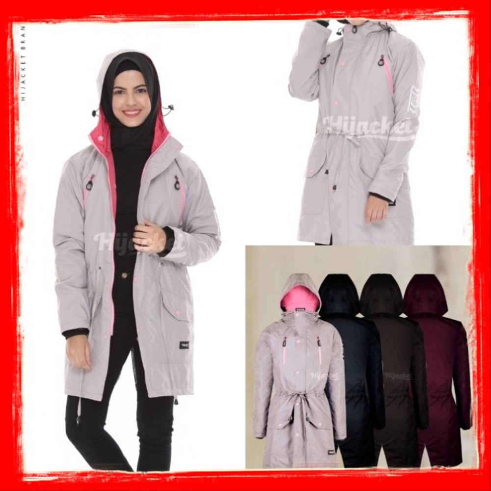 JAKET PARKA WANITA JAKET WANITA HIJACKET ORIGINAL MONTIX CREAM HIJACKET Murah