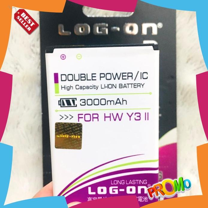 Acc Hp Baterai Huawei Y3 Ii 2016 Lua U22 Y600 G700 A199 Double Power Log On