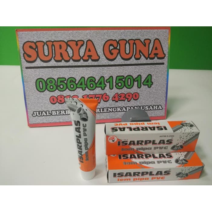 

Lem PVC Isarplas Lem Paralon Tahan Air Lem PVC 45 gr