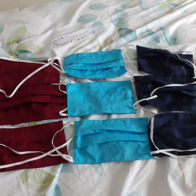 3 Pcs Masker Cotton 3 In 1 (bisa Isi Tissue)