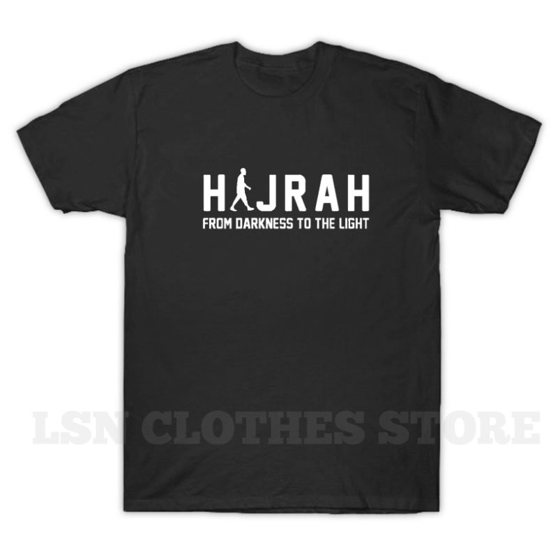 T-SHIRT BAJU/KAOS DEWASA HIJRAH - LSNClothesStore