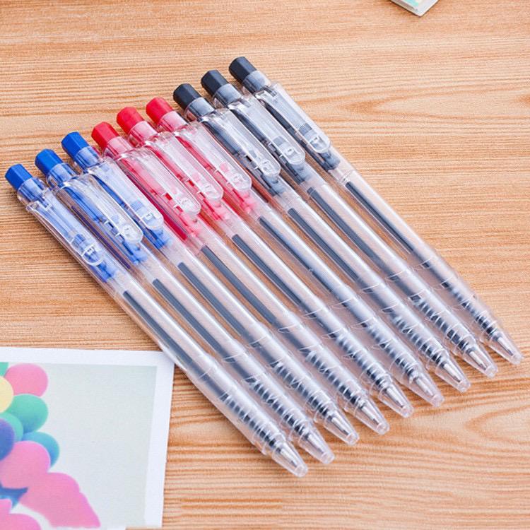 PA Pulpen Gel H37 Mini 0.5mm Bolpen Pulpen Tinta Gel Pena Pen Sekolah Tipe Gel Hitam Biru Merah SS005