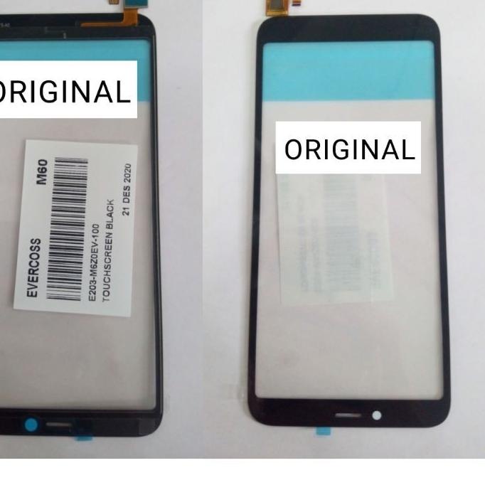 TOUCHSCREEN M6 dan M60 ORIGINAL EVERCOSS .,