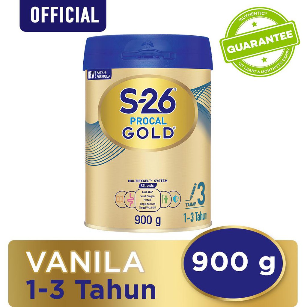 S26 Procal Gold Tahap 3 Vanilla - 900 gr